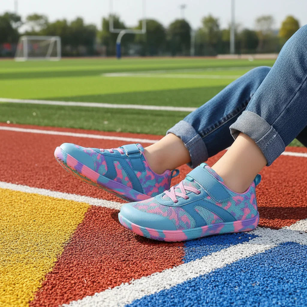 Sneakers Voor Kinderen – Mesh Barefoot Schoenen Met Klittenbandsluiting