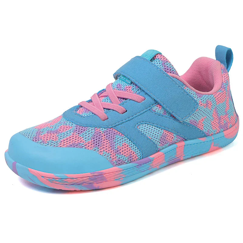 Sneakers Voor Kinderen – Mesh Barefoot Schoenen Met Klittenbandsluiting