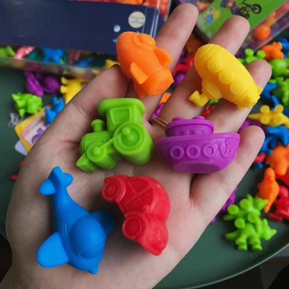 Sorteerspel Kinderen | Montessori Speelgoed voor Kleuren en Fijne Motoriek | Vanaf 3 Jaar
