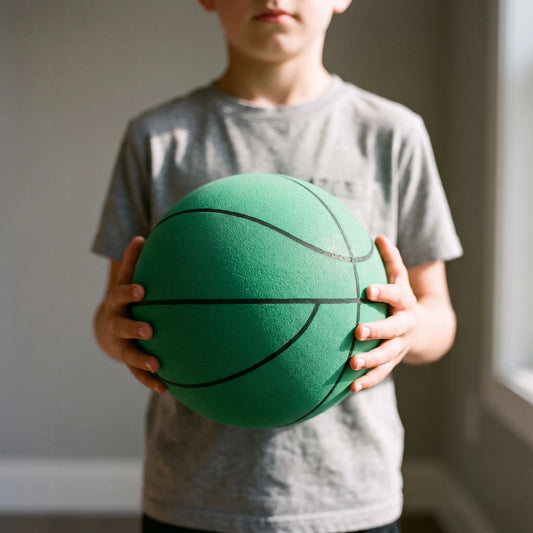 Stille Basketbal Kinderen | Zachte Foambal voor Binnen Spelen | Geluidloos Dribbelen