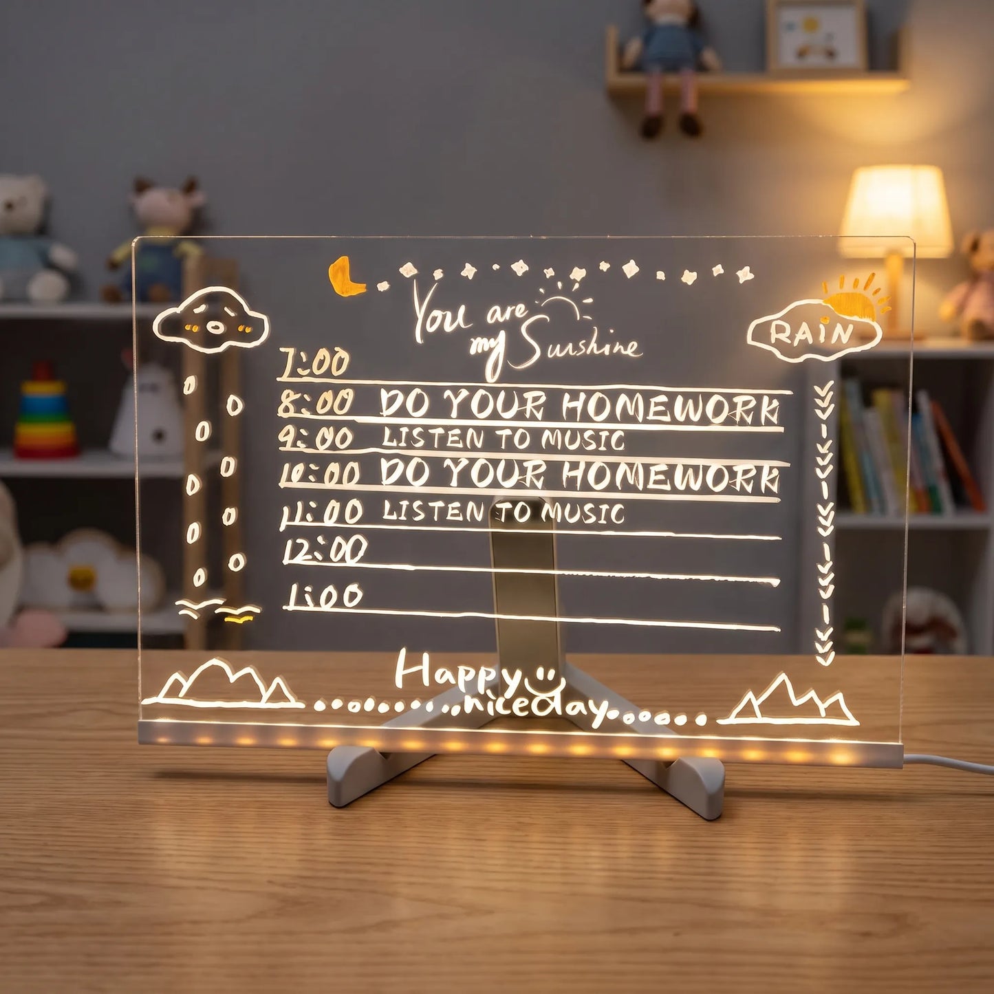 Tekentablet Kinderen | LED Tekenbord Zonder Scherm | Creatief Speelgoed