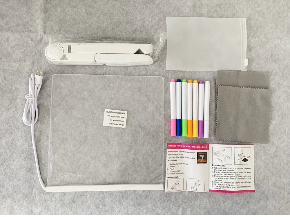 Tekentablet Kinderen | LED Tekenbord Zonder Scherm | Creatief Speelgoed