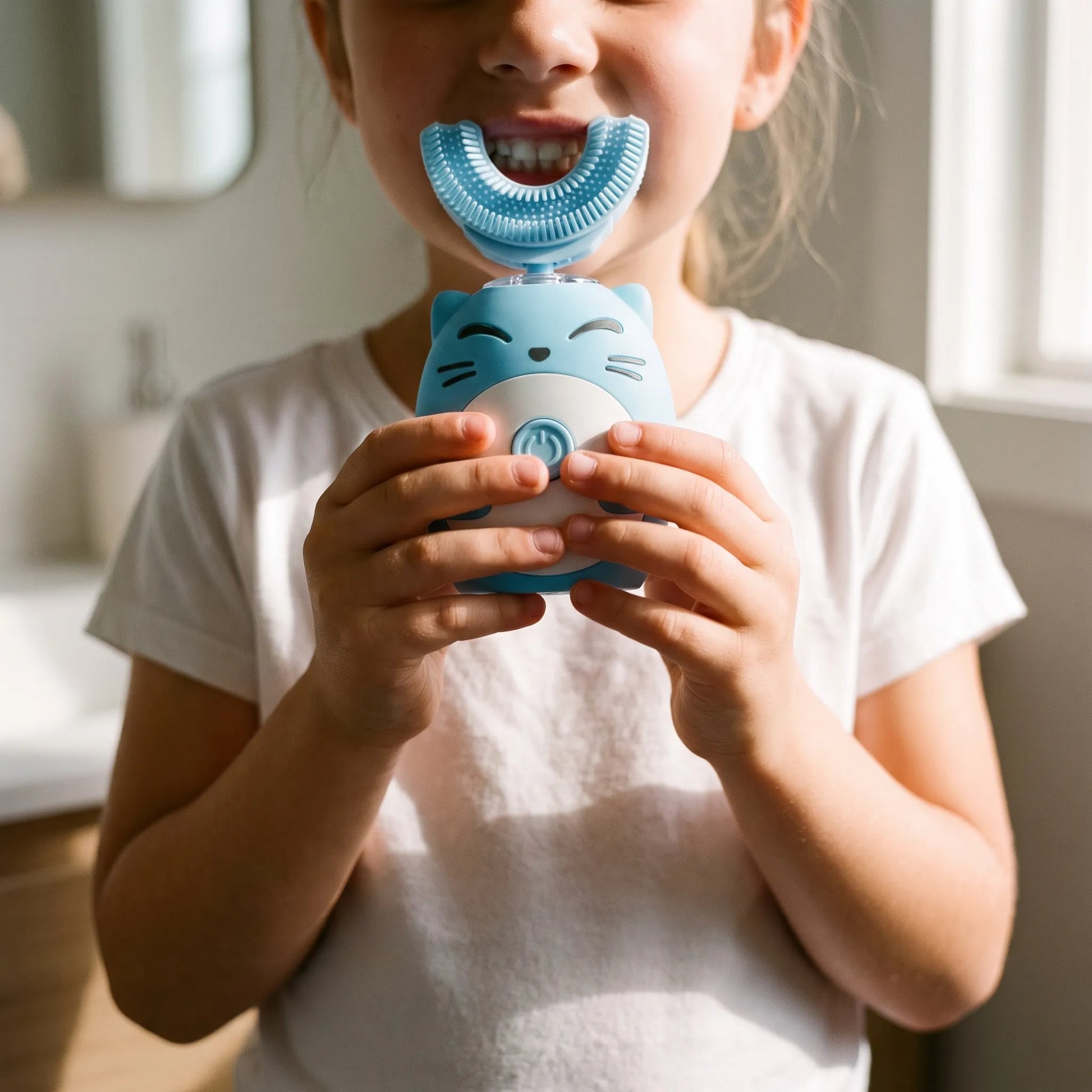 U-Vormige Elektrische Kindertandenborstel – 360° Automatische Tandenborstel Voor Kinderen
