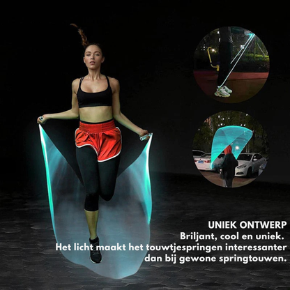Lichtgevende Springtouw – LED Glow-in-the-Dark Springtouw
