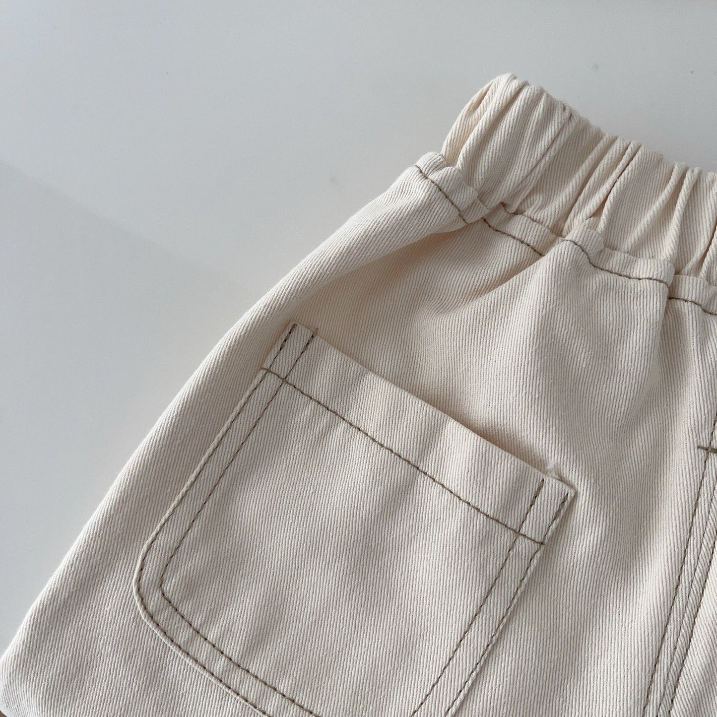 Unisex relaxed fit jeans voor kinderen (0–5 jaar) – katoenen denim broek-MiniBea