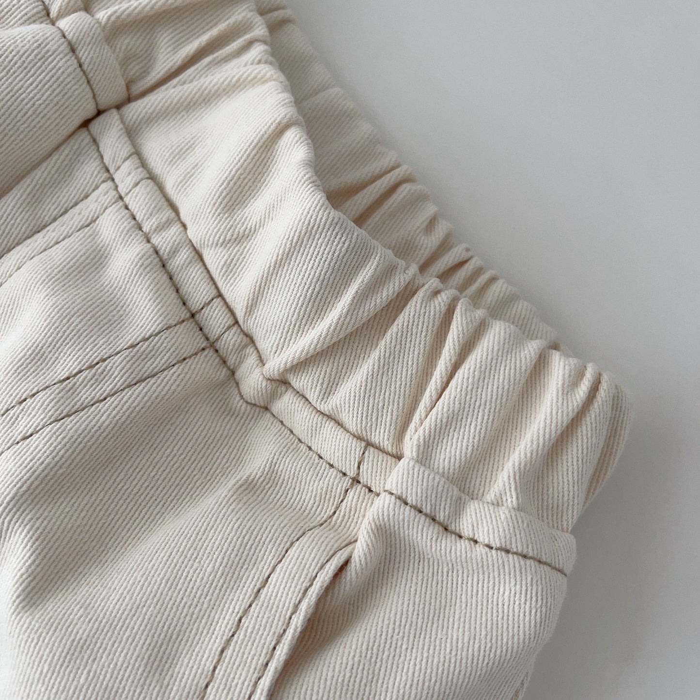 Unisex relaxed fit jeans voor kinderen (0–5 jaar) – katoenen denim broek-MiniBea