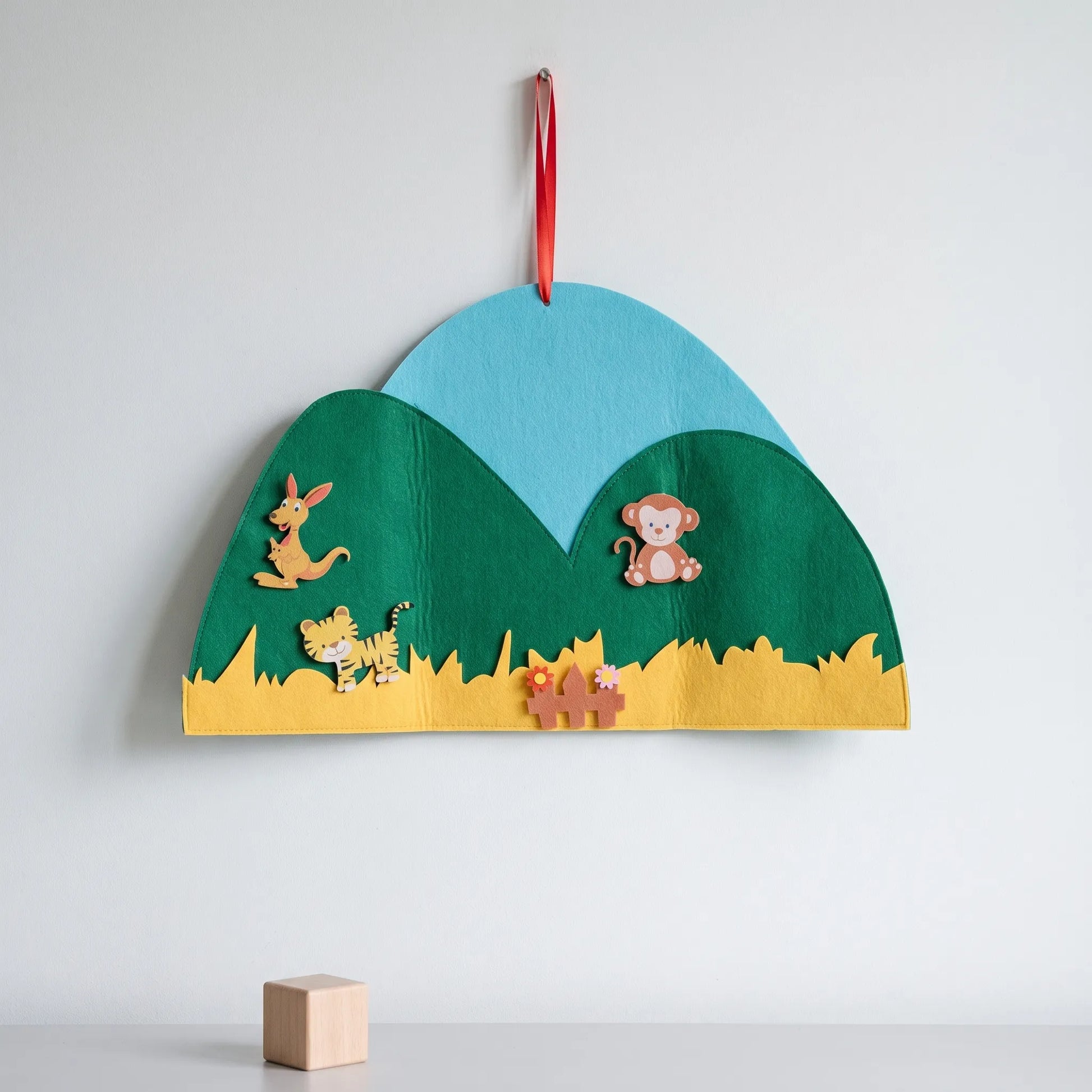 Viltbord Kinderen | Montessori Speelbord met Dieren | Educatief Speelgoed