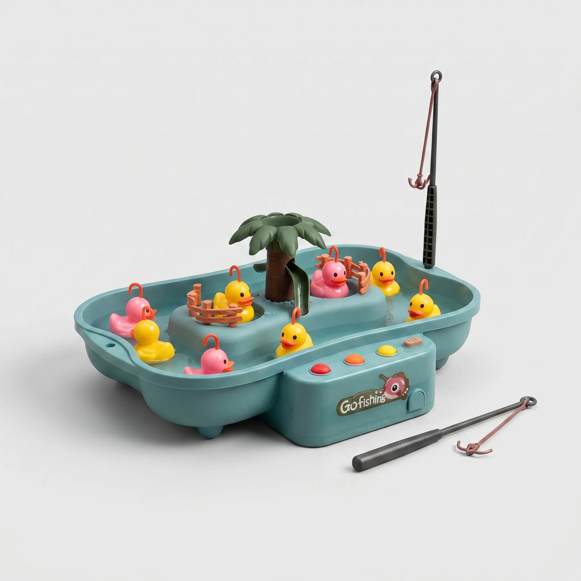 Visbakkie - Interactief Visspel Met Roterende Waterbeweging