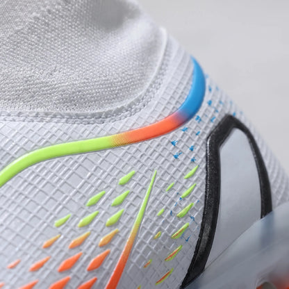Voetbalschoenen Kinderen | Model met Hoge Schacht en Enkelsteun | Grip op Meerdere Ondergronden