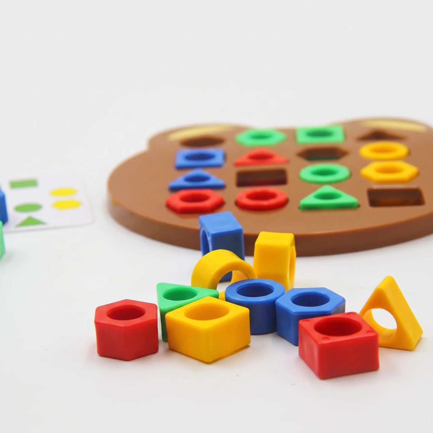 Vormenpuzzel Kinderen | Montessori Vormen en Kleuren Sorteerspel | Educatief Speelgoed