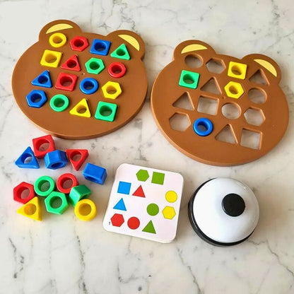 Vormenpuzzel Kinderen | Montessori Vormen en Kleuren Sorteerspel | Educatief Speelgoed