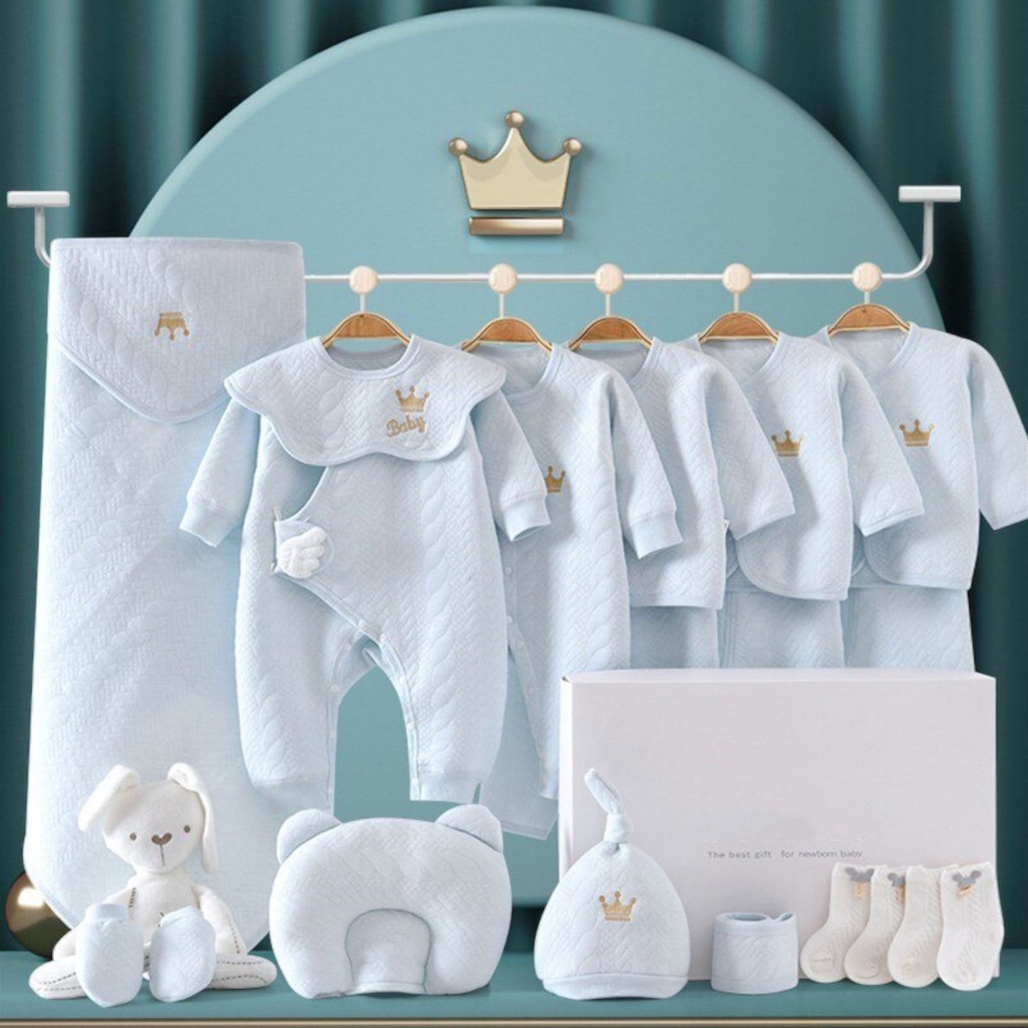 Wiegovo - Uitgebreide Meerdelige Baby Cadeauset