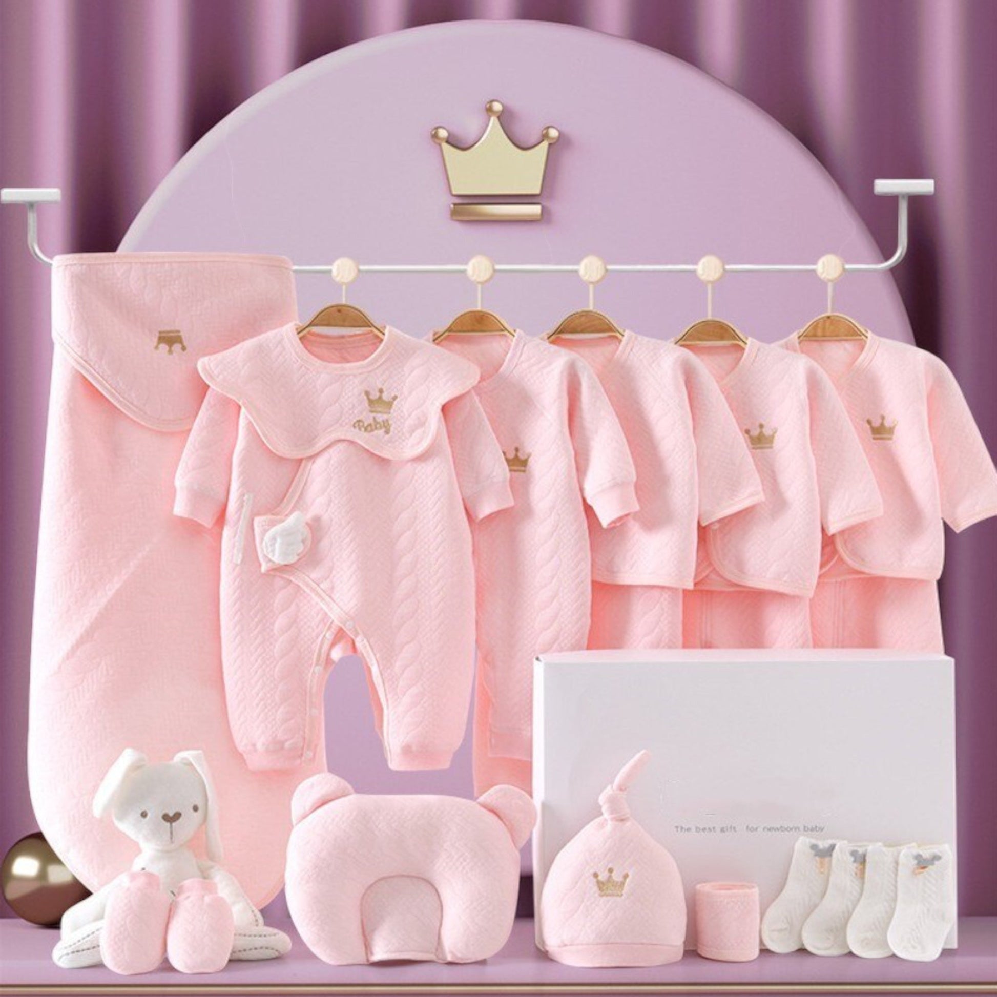 Wiegovo - Uitgebreide Meerdelige Baby Cadeauset