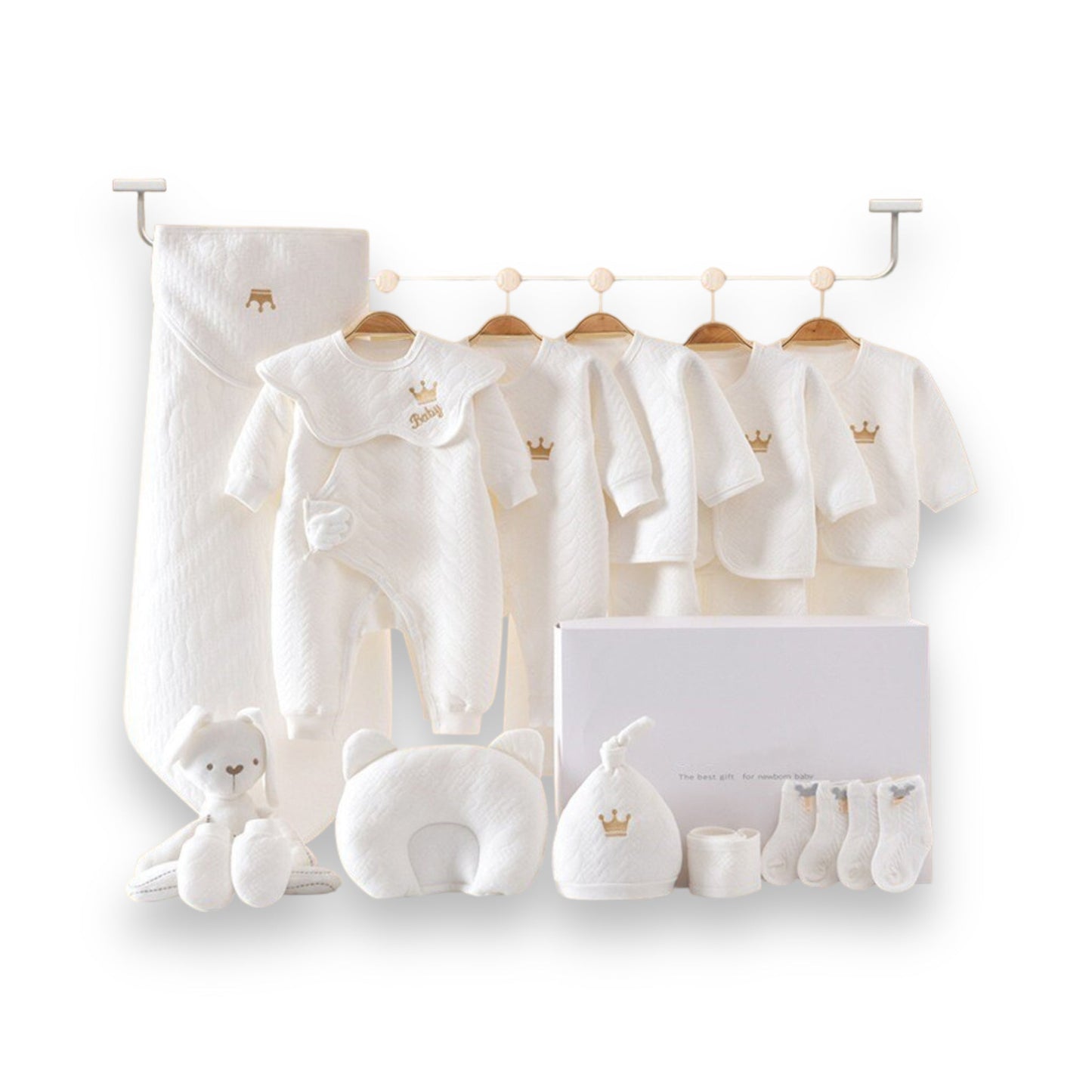 Wiegovo - Uitgebreide Meerdelige Baby Cadeauset
