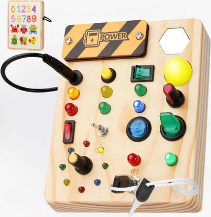 Zintuiglijk Bord Speelgoed – Montessori Activiteitenbord Voor Kinderen