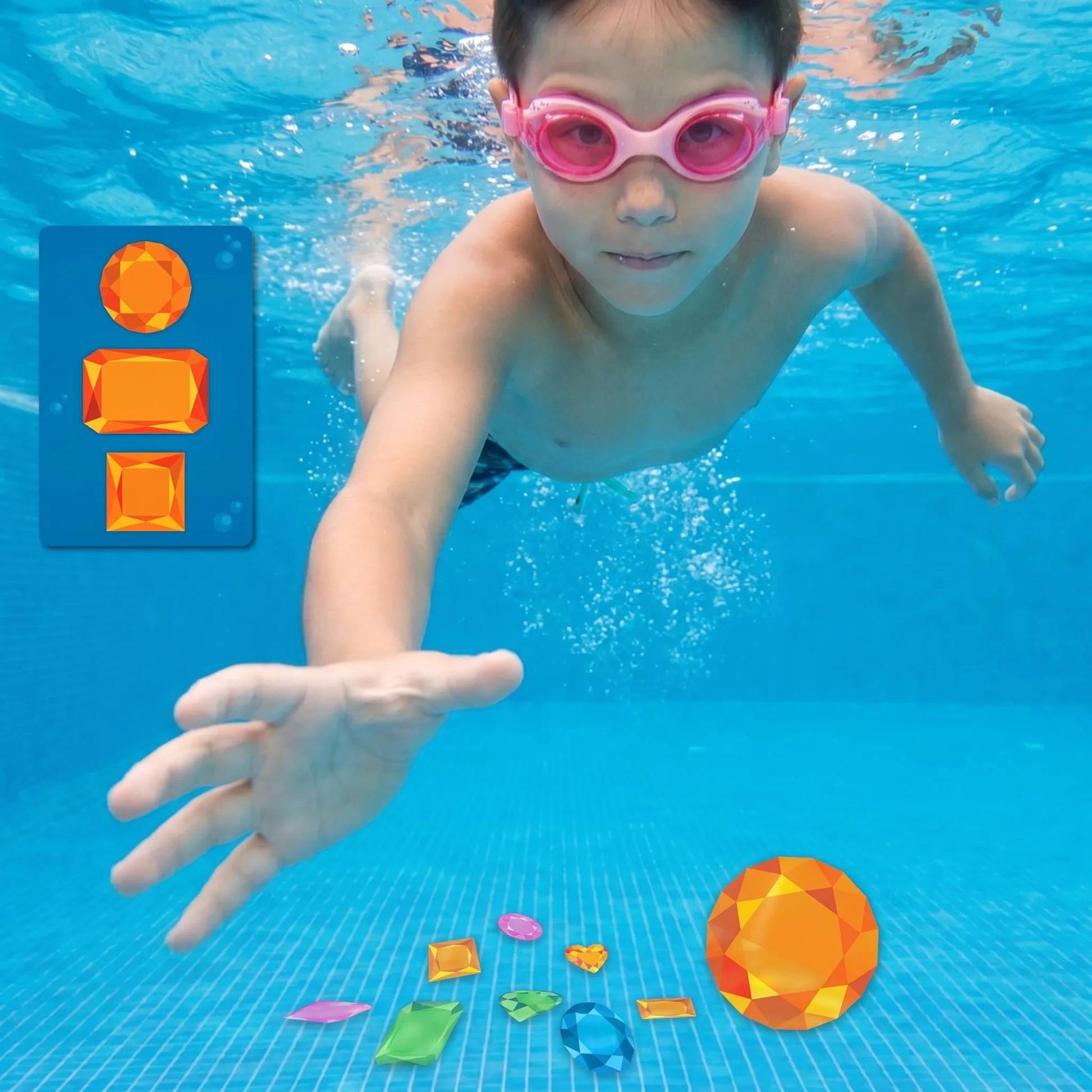 Zoek en Spetter Spel - Duik- en Zoekspel voor Kinderen in het Zwembad