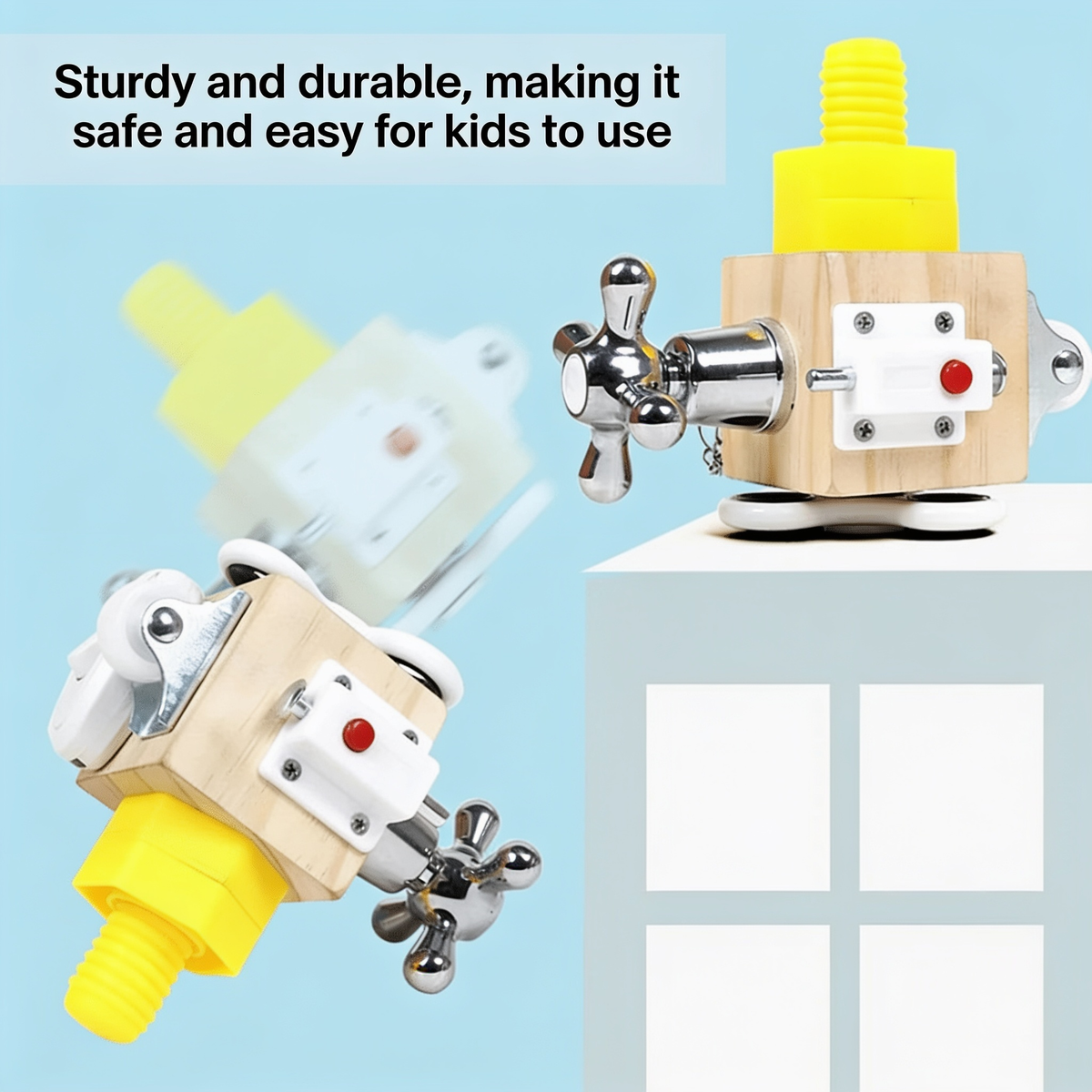 Sturdy and durable, making it safe and easy for kids to use