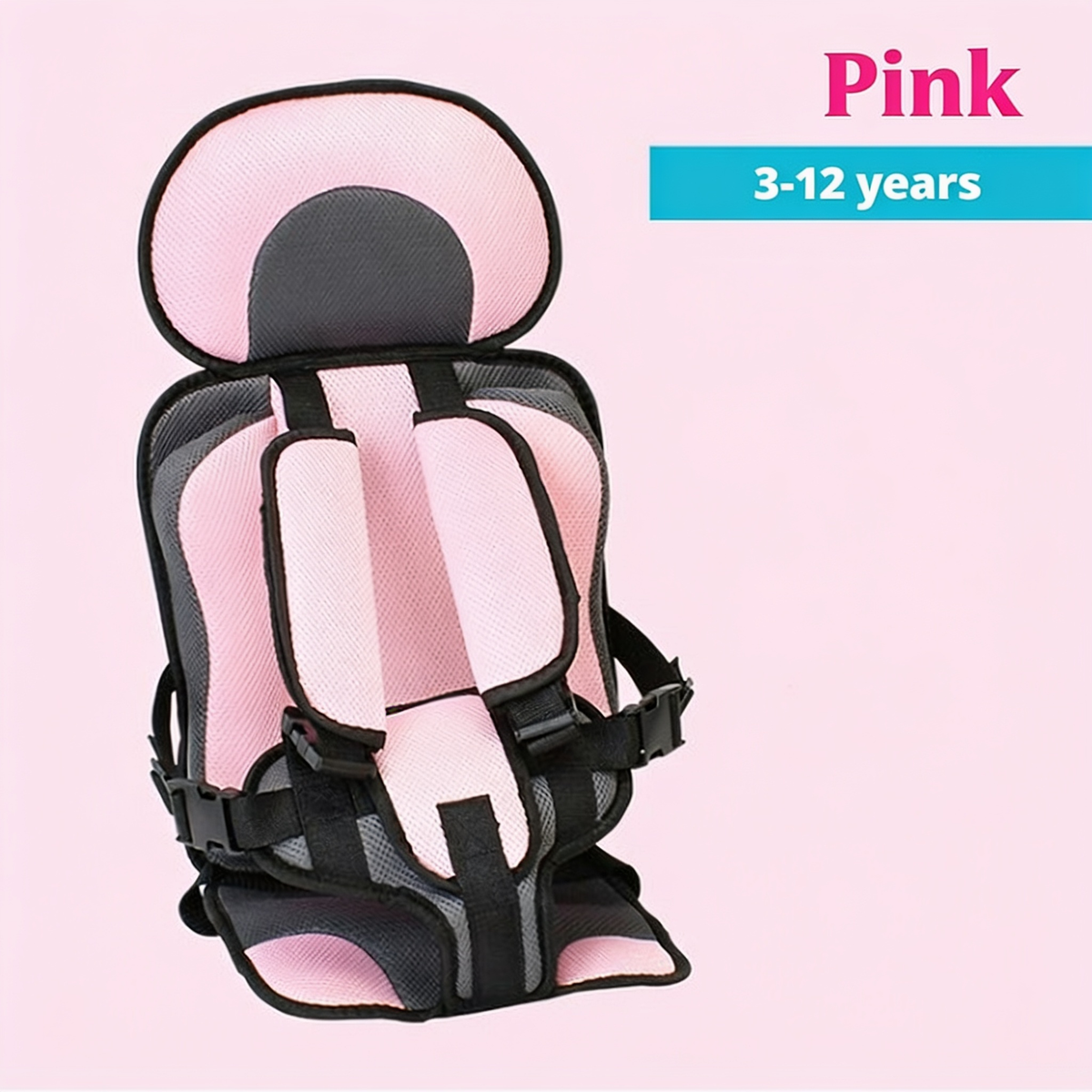 Pink. 3-12 years