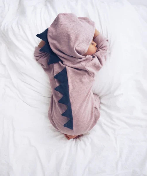 Baby Dinosaurus Romper – Schattige Hoodie Onesie Voor Peuters