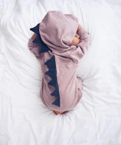 Baby Dinosaurus Romper – Schattige Hoodie Onesie Voor Peuters