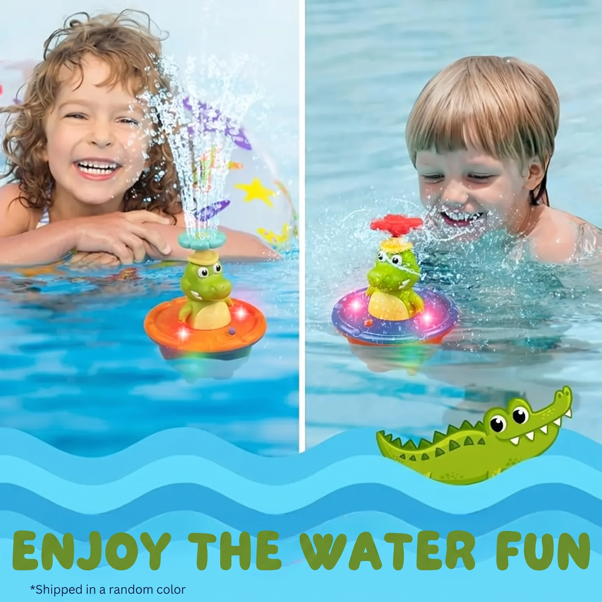 Enjoy the water fun. *Shipped in a random color