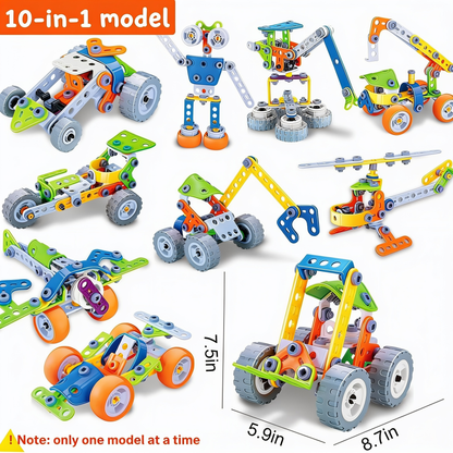 10-in-1 model. 7.5in. 5.9in. 8.7in. ! Note: only one model at a time