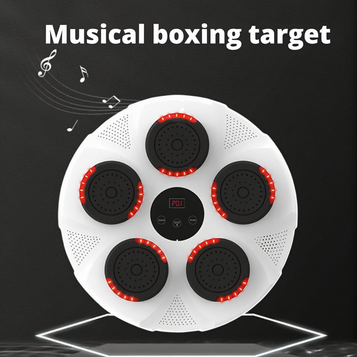 Musical boxing target