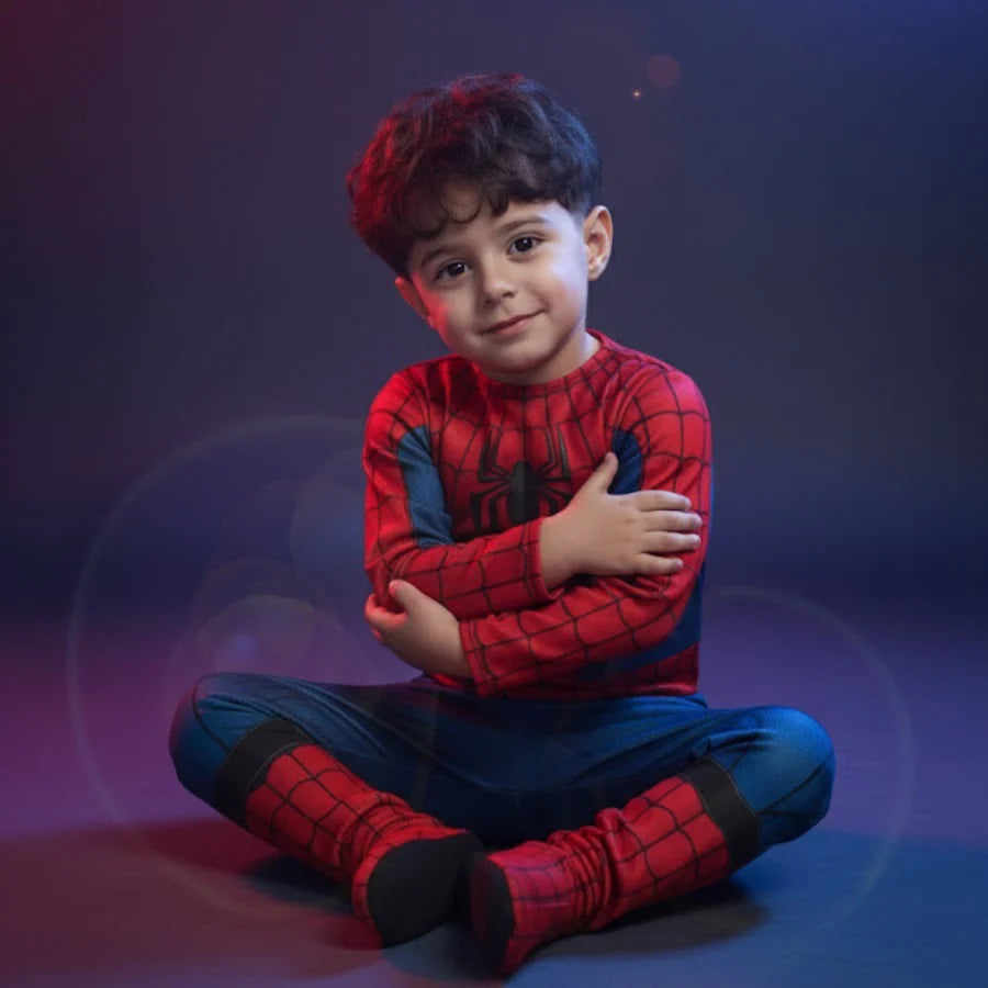 Spider-Man Kostuum – Spider-Man Spierenpak Voor Kinderen