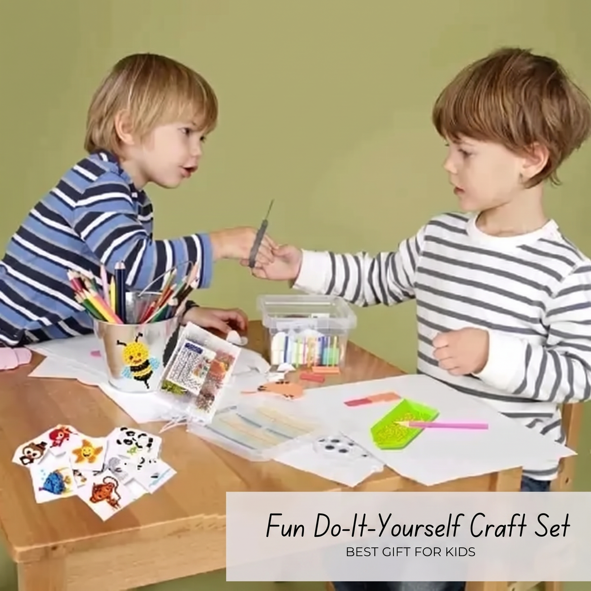 Fun Do-It-Yourself Craft Set. Best Gift for Kids