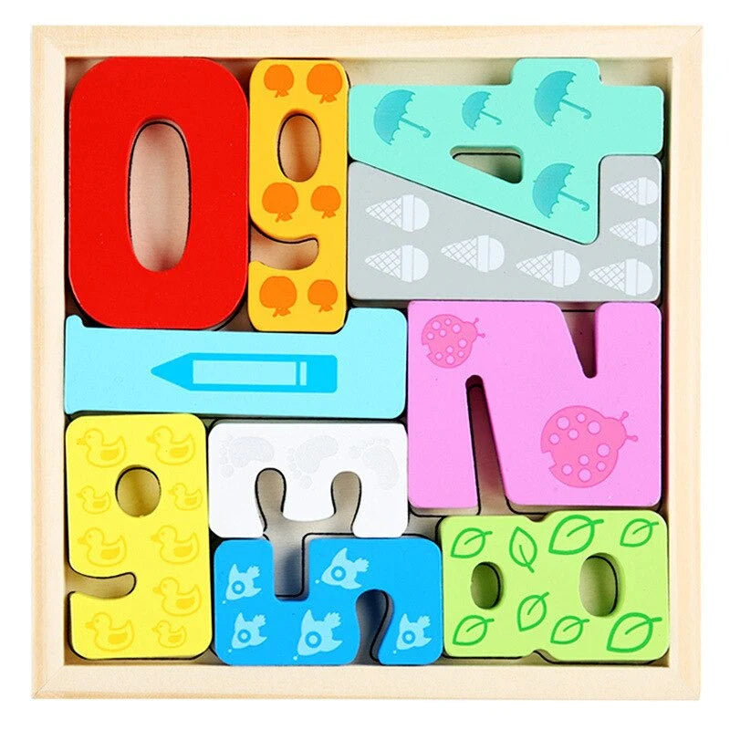 Houten Dierenpuzzel – Montessori Dieren Blokpuzzel Voor Peuters