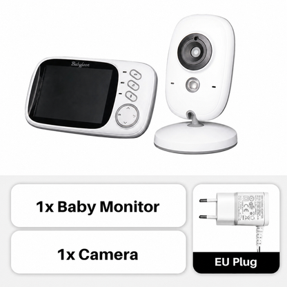 1x Baby Monitor. 1x Camera. EU Plug