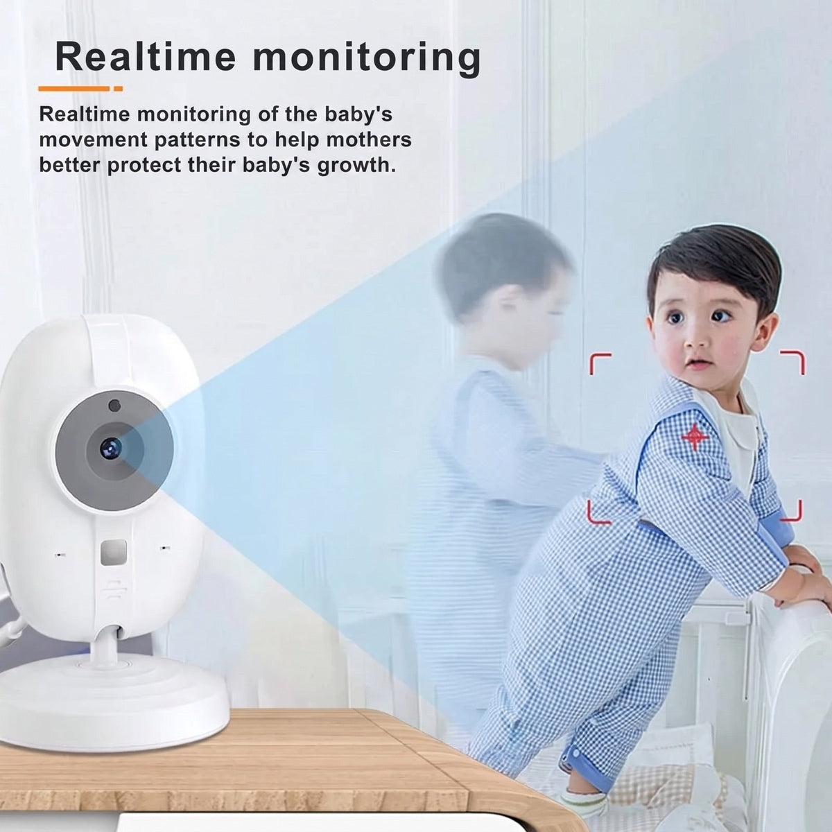 Realtime monitoring. Realtime monitoring of the baby's movement patterns to help mothers better protect their baby's growth.