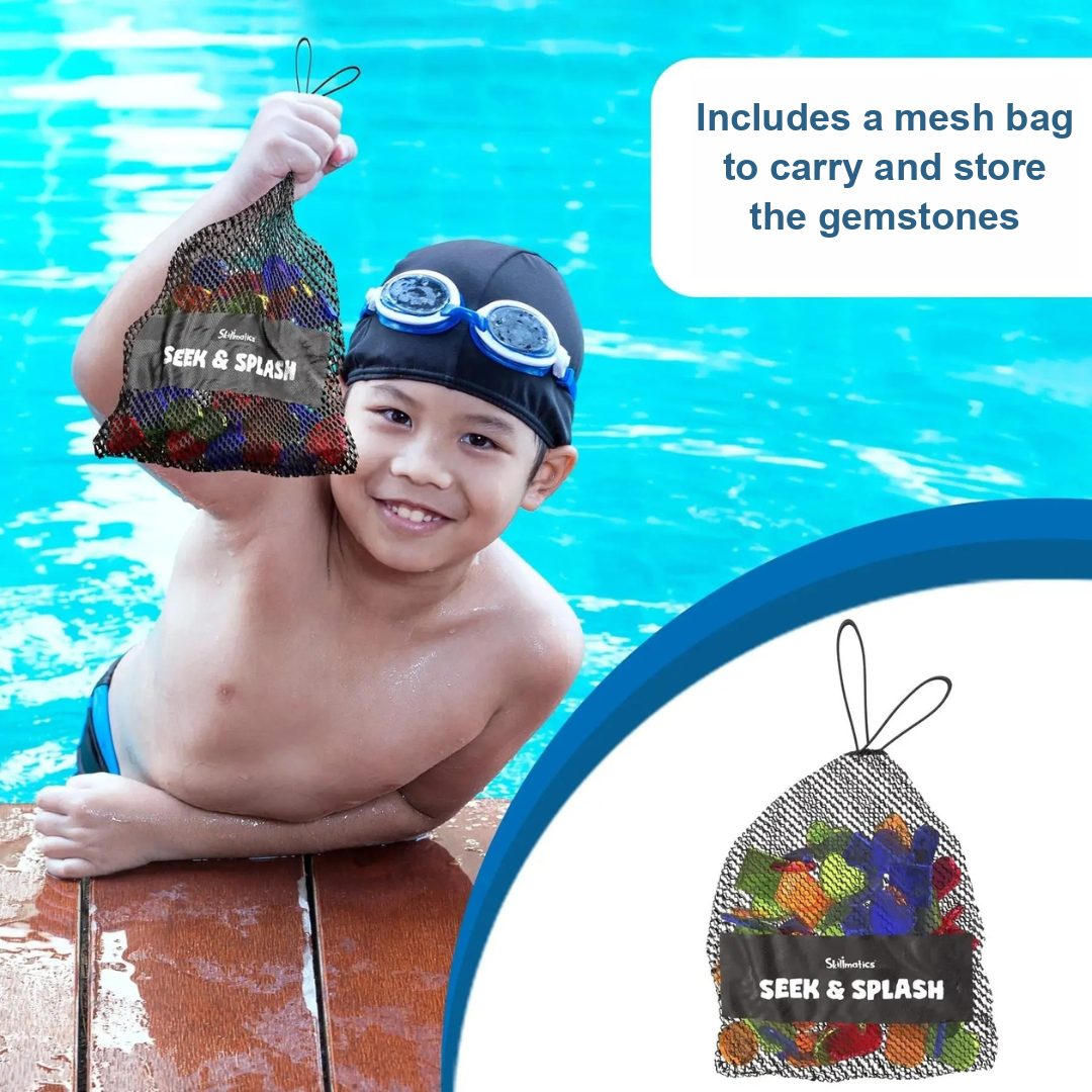 Includes a mesh bag to carry and store the gemstones