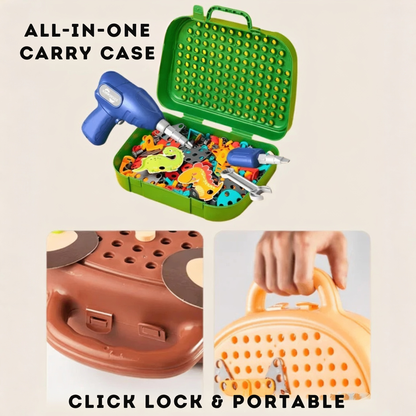 ALL-IN-ONE CARRY CASE. CLICK LOCK & PORTABLE