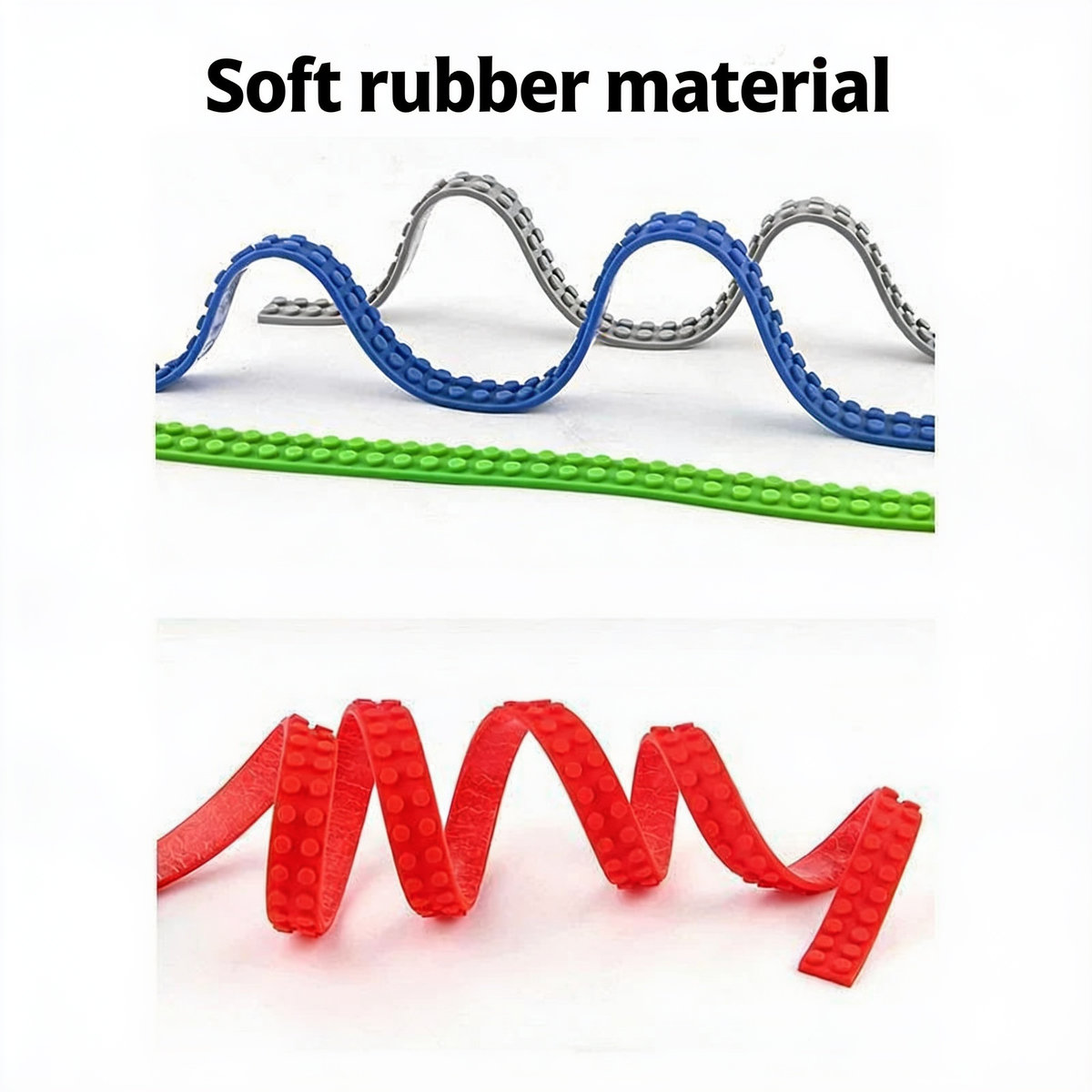 Soft rubber material