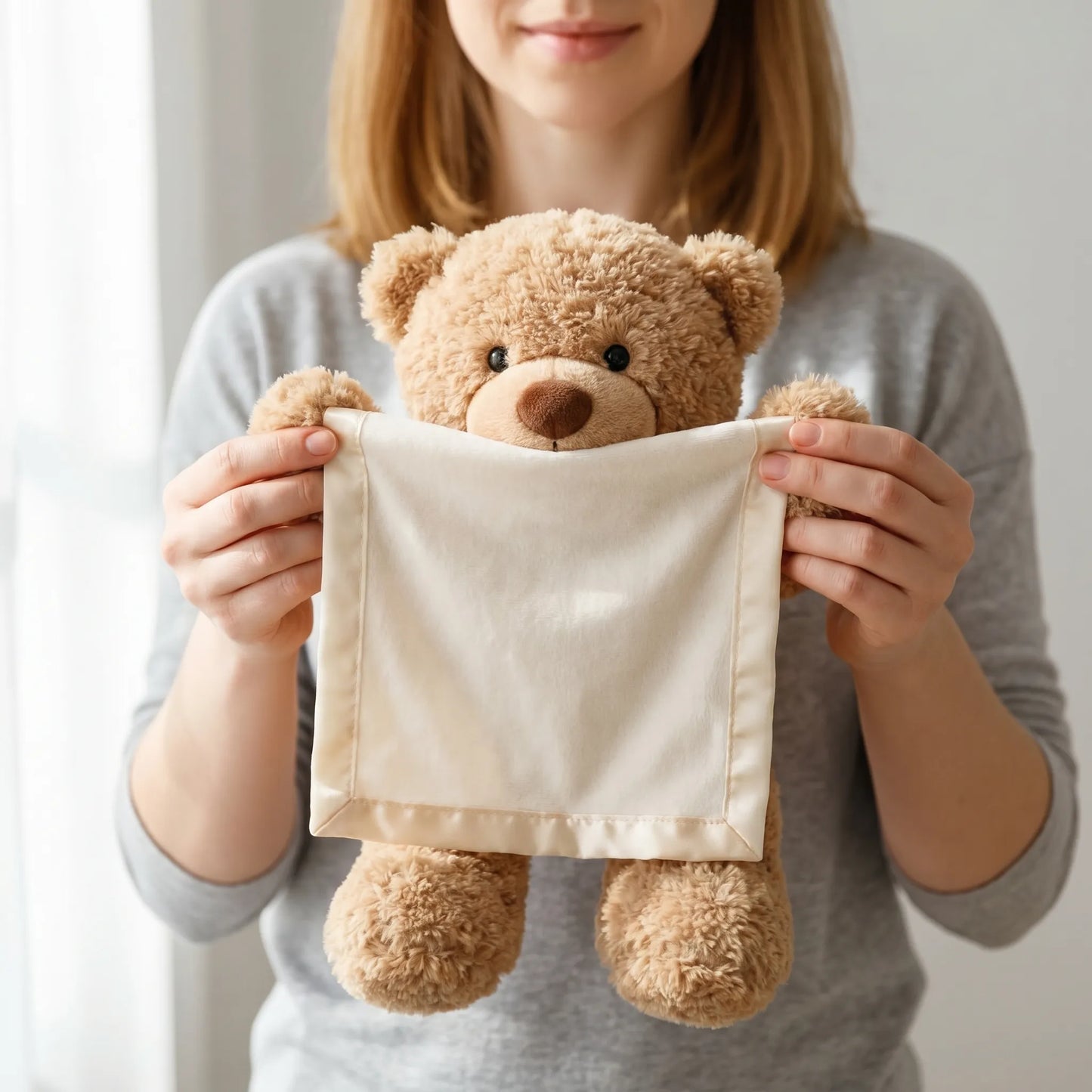 Kiekeboe Teddy - Grappige Teddy Knuffel voor Peuters