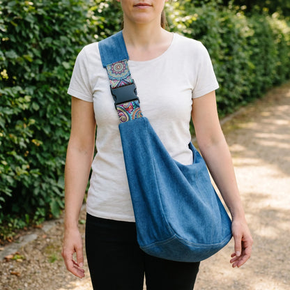 Baby Draagdoek – Handsfree Crossbody Babydrager