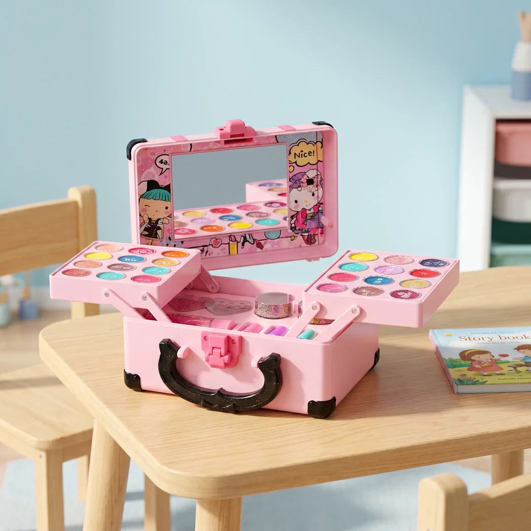 Set de maquillage jouet pour enfants - Ensemble de jeu de rôle beauté