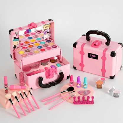 Set de maquillage jouet pour enfants - Ensemble de jeu de rôle beauté