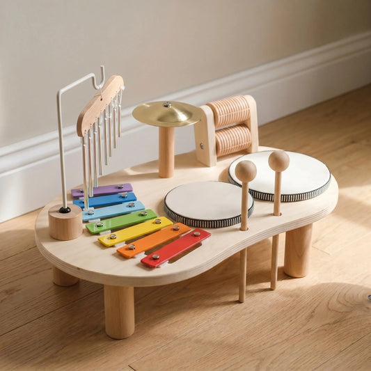 Muziekinstrumentenset – Houten Muziekspeelgoed Voor Kinderen