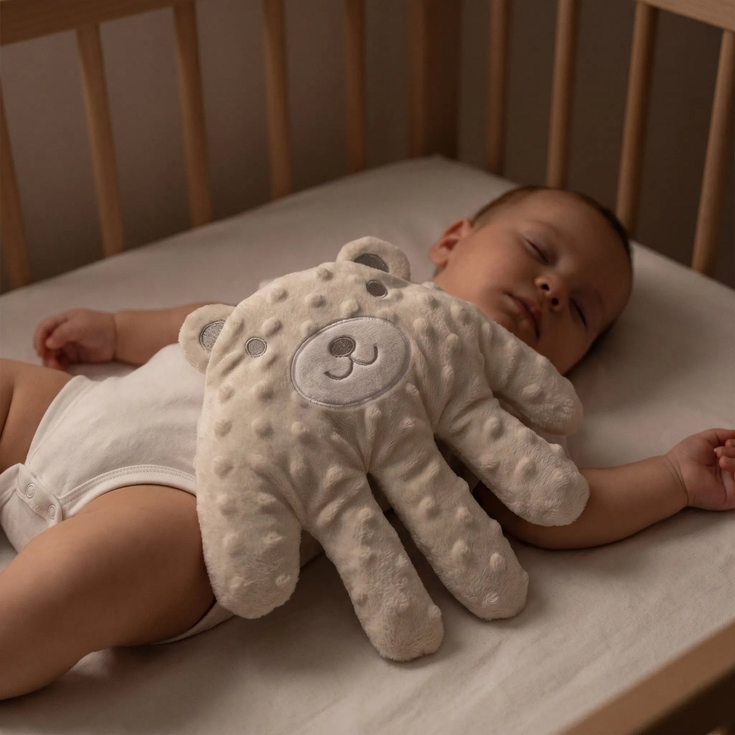 Slaapklop Handkussen – Kalmerend Baby Knuffelkussen