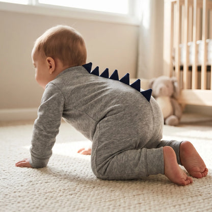 Baby Dinosaurus Romper – Schattige Hoodie Onesie Voor Peuters