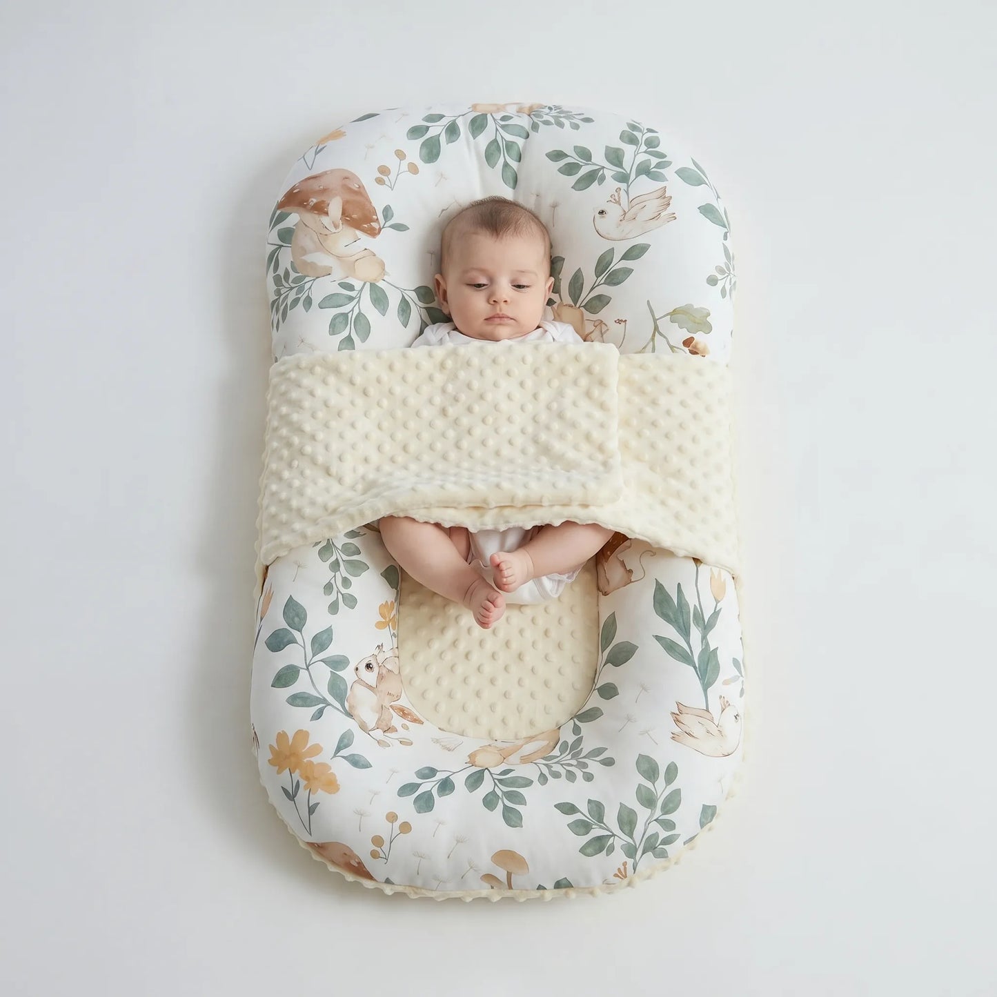 Baby Ligkussen – Draagbaar Slaapkussen Nest Voor Baby’s