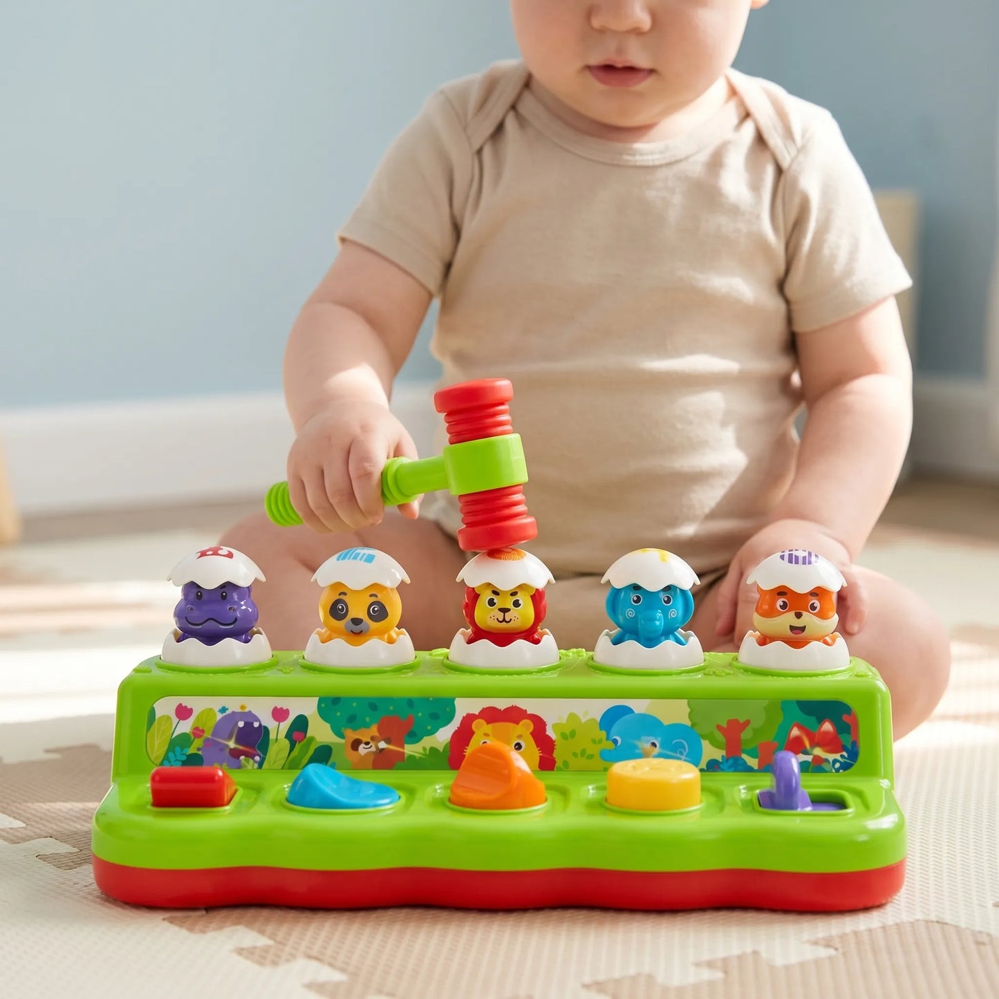 Dierenslaanspeelgoed – Whack-a-Dier Pop-up Spel Met Muziek