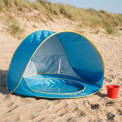Baby Strandtent Met Zwembad – Pop-up Zonnescherm Voor Baby’s