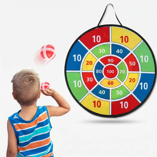 Dartbord Met Kleefballen – Opvouwbare Dartbordset Voor Kinderen