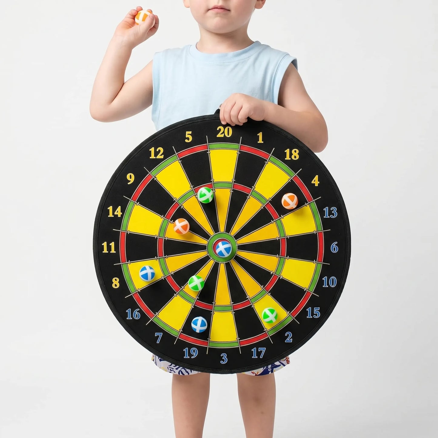 Kinder Dartbordset – Opvouwbaar Dartspel Met Kleefballen