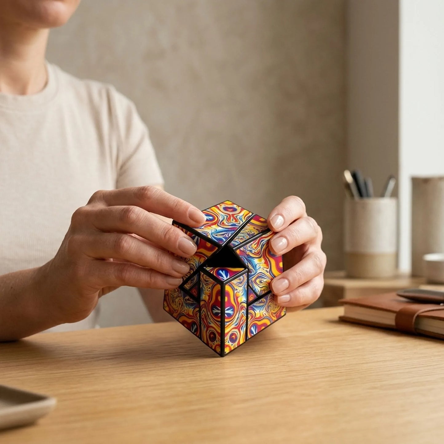 Shashibo Vormveranderende Puzzel – Veranderbare Magnetische Magische Kubus