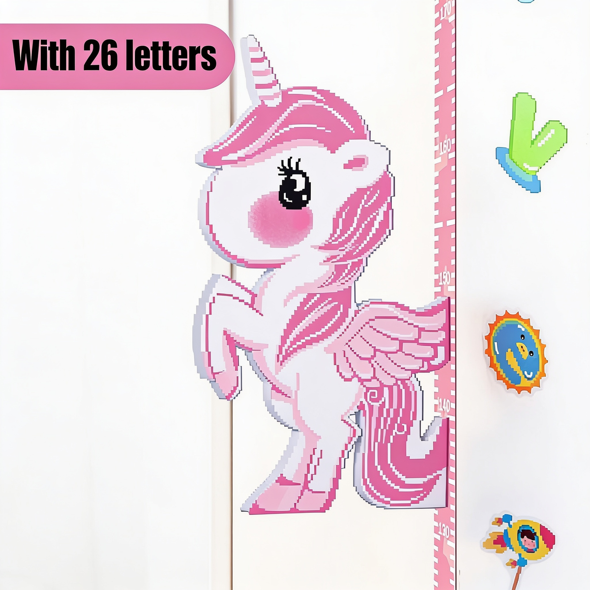 With 26 letters