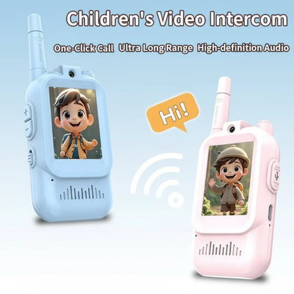 Kinder walkietalkie set met camera en kleurenscherm 3